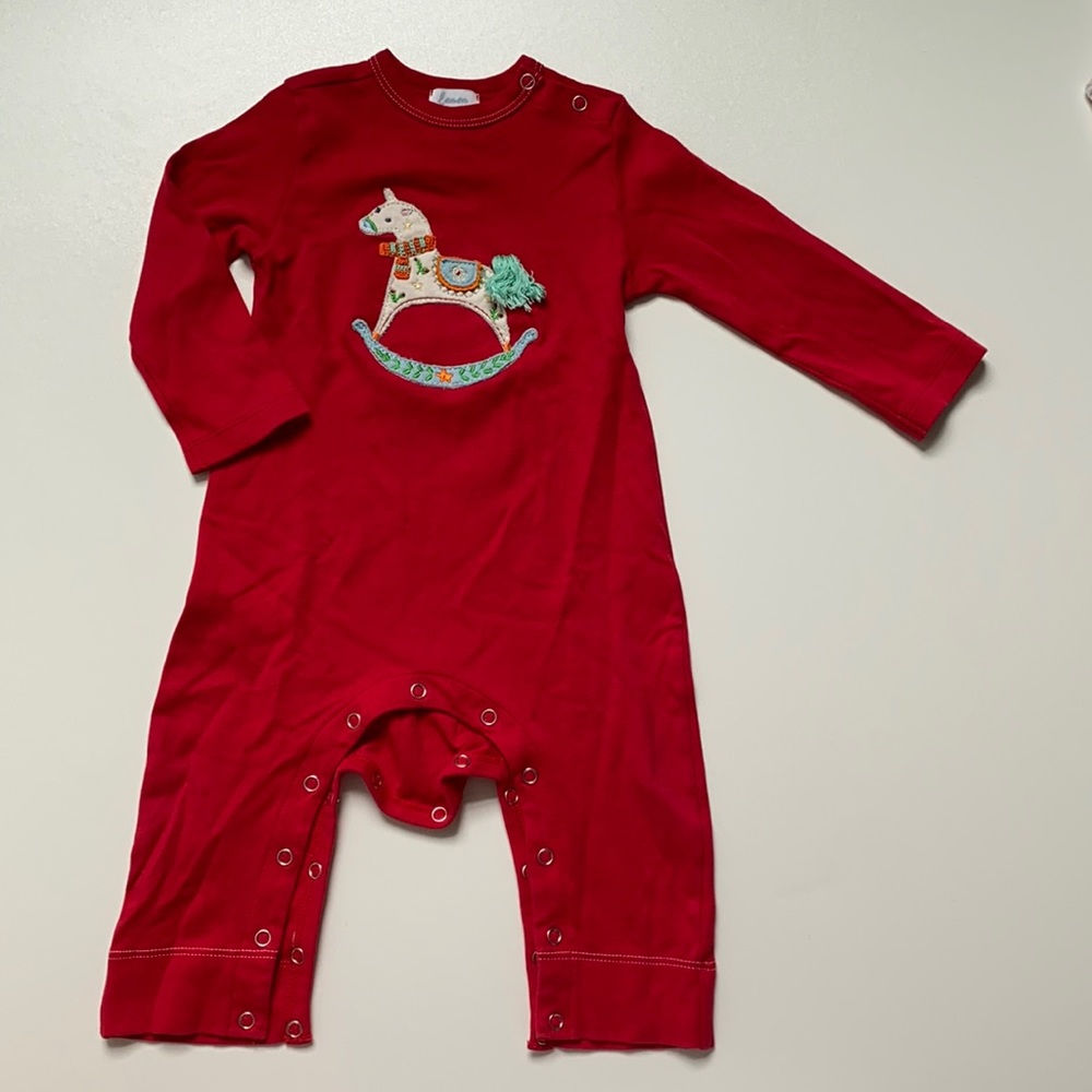 lemon loves layette 6-12m romper